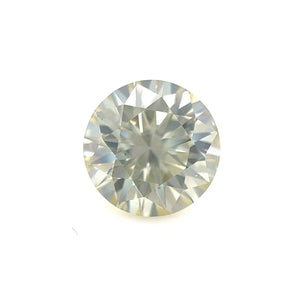 Lab Grown Bright Yellow Moissanite Round Cut Eye Clean Quality DEF Color Available in 6MM - 10MM