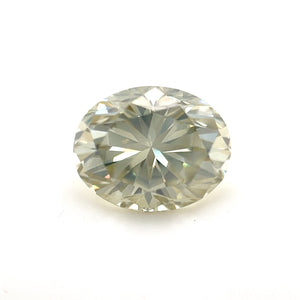 Lab Grown Bright Yellow Moissanite Oval Cut Eye Clean Quality DEF Color Available in 7x5mmMM - 10x8MM