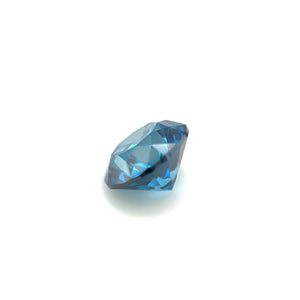 Natural Blue Diamond 6.5mm VS2, Round Cut 1.27 Carat Gemstone for Jewelry Design