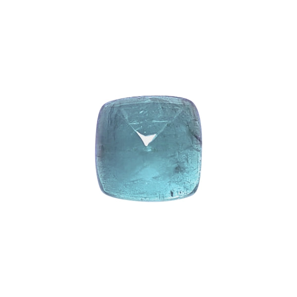 Loose Square Cabochon Sugarloaf London Blue Topaz Gemstone