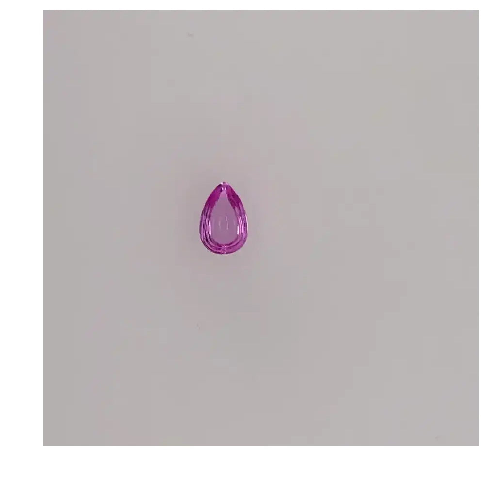 Synthetic Pear Cabochon Best Pink Sapphire