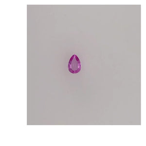Synthetic Pear Best Pink Sapphire