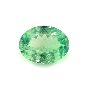 GIA certified natural tsavorite garnet oval 11.15x8.53mm 3.73 carat light green loose gemstone