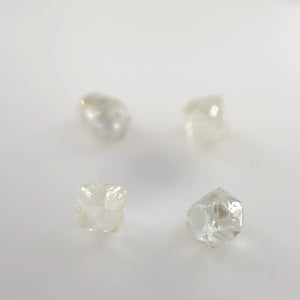 Loose Rough Uncut Natural Diamond Fancy Color– Rare Raw Diamond for Jewelry Making, Free Size Available in 0.32 - 0.39 Carats Sizes 4 pcs