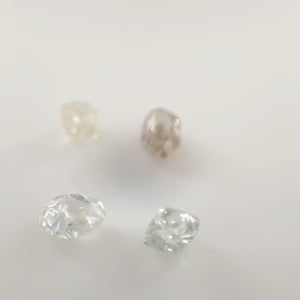 Loose Rough Uncut Natural Diamond Fancy Color– Rare Raw Diamond for Jewelry Making, Free Size Available in 0.23 - 0.28 Carats Sizes 4 pcs