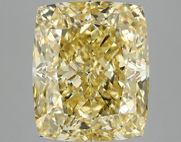 Lab Grown Fancy Intense Yellow Diamond Elongated Cushion Cut – IGI Certified, VS1 Clarity, Excellent Cut – 1ct to 6ct Loose Diamond for fine Jewelry