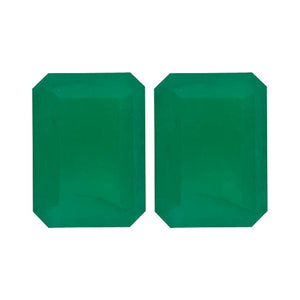 Natural Emerald AA Quality Emerald-Cut Loose Gemstone Available from - 6x4MM - 8x6MM