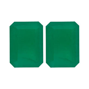 Natural Emerald AA Quality Emerald-Cut Loose Gemstone Available from - 6x4MM - 8x6MM