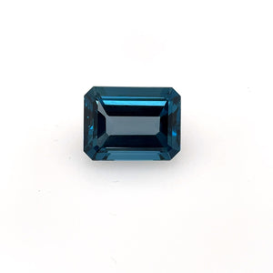 London Blue Topaz Emerald Cut
