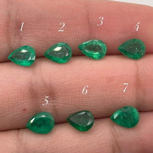 Natural Emerald Pear Shape AA Quality Loose Gemstone Available from - 6x4MM -8x6MM