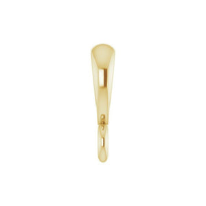 premium 14K gold bail for gemstone pendants