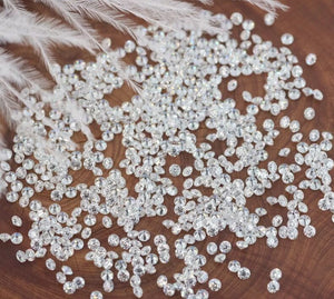 Lab Grown Moissanite Melee DEF Round 0.8–2.9mm | White Loose Stones Eye Clean for Jewelry Making Wholesale Lot