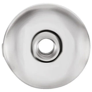 close up of threaded earring back with 5.3-6.4mm flat pad