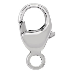 14K solid gold oval trigger lobster clasp