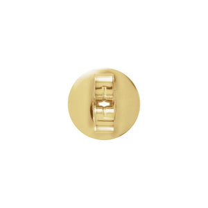 14K gold replacement earring back clutch