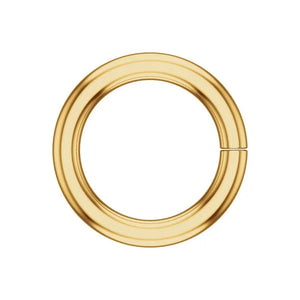 14K solid gold 2mm ID round jump ring open connector