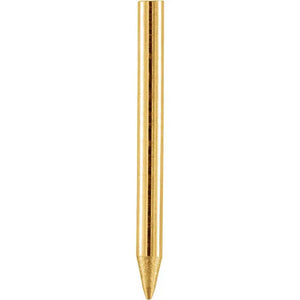 14k gold tie tack post blank for lapel pin