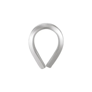 14K gold ID pendant bail for chain necklaces