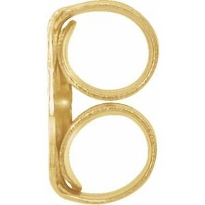 14K Gold Round 6-Prong Low Base Pendant Mounting Available in 2.40mm - 8.20mm