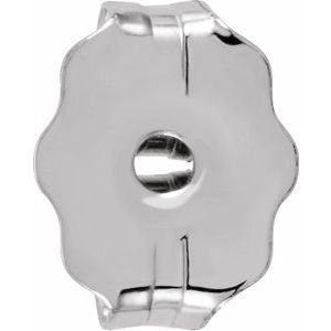 14K Gold Round 6-Prong Low Base Pendant Mounting Available in 2.40mm - 8.20mm