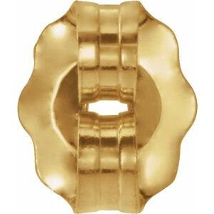 14K Gold Round 6-Prong Low Base Pendant Mounting Available in 2.40mm - 8.20mm