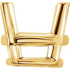 14K Gold Round 4-Prong Basket Setting Available in 2.5mm - 22mm