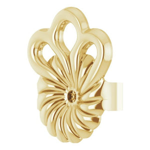 14K Gold Earring Stabilizer Back Lifters for Large or Heavy Earrings