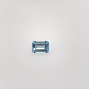 Natural Aquamarine Emerald Cut | Loose AAA Gemstone | 4x3mm–14x10mm | March Birthstone | Sky Blue Aquamarine for Custom Jewelry | Faceted Aquamarine Stone