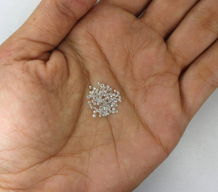 Recycled Natural White Diamonds - Excellent Cut - Melee From 0.80mm-3mm Rounds - VS1 Quality GH Color Qty of 10