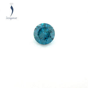 Natural Blue Diamond Round Brilliant Cut SI1 Quality GIA Certified 1.16 Carat total Weight- IIb Diamond