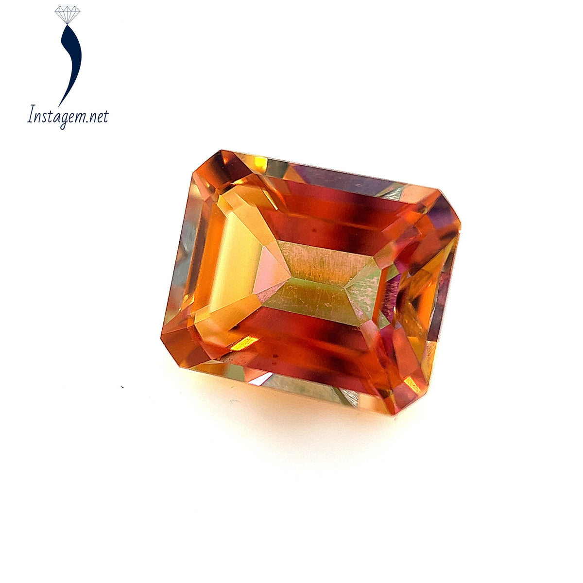 Natural Sunrise Mystic Topaz Emerald Shape AAA Quality Faceted