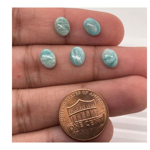 Natural Amazonite Oval Cabs AAA Quality Available in 8.0x6.0MM - 25.0x18.0MM (5pcs Parcel)