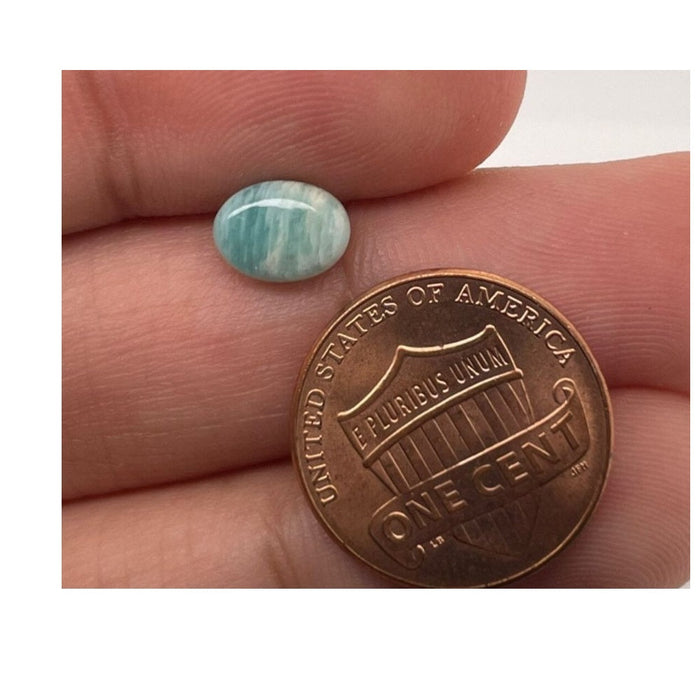 Natural Amazonite Oval Cabs AAA Quality Available in 8.0x6.0MM - 25.0x18.0MM (5pcs Parcel)