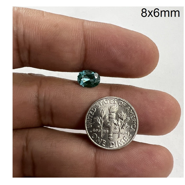 Lab Grown Paraiba Spinel Oval Cut