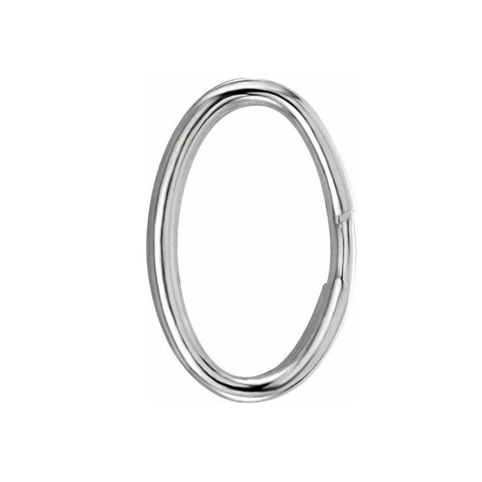14K Gold 6.75x5.00mm Oval Split Jump Ring Connector
