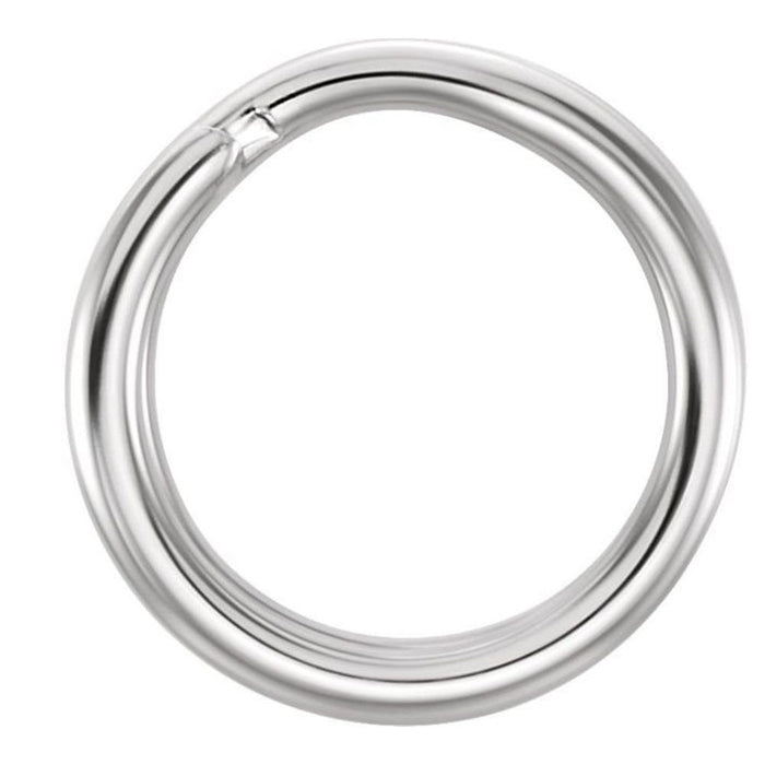 14K Gold 6.5mm Round Split Jump Ring Connector