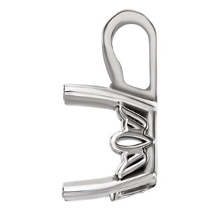14K White