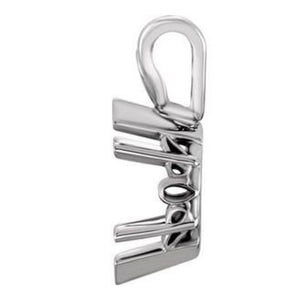 14K White