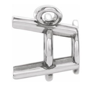14K White