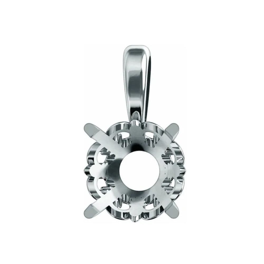14K White