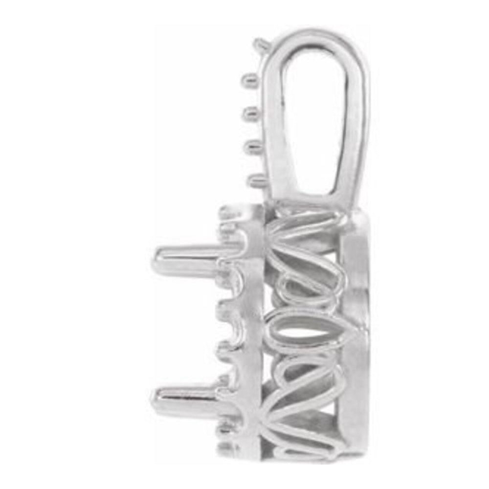 14K White
