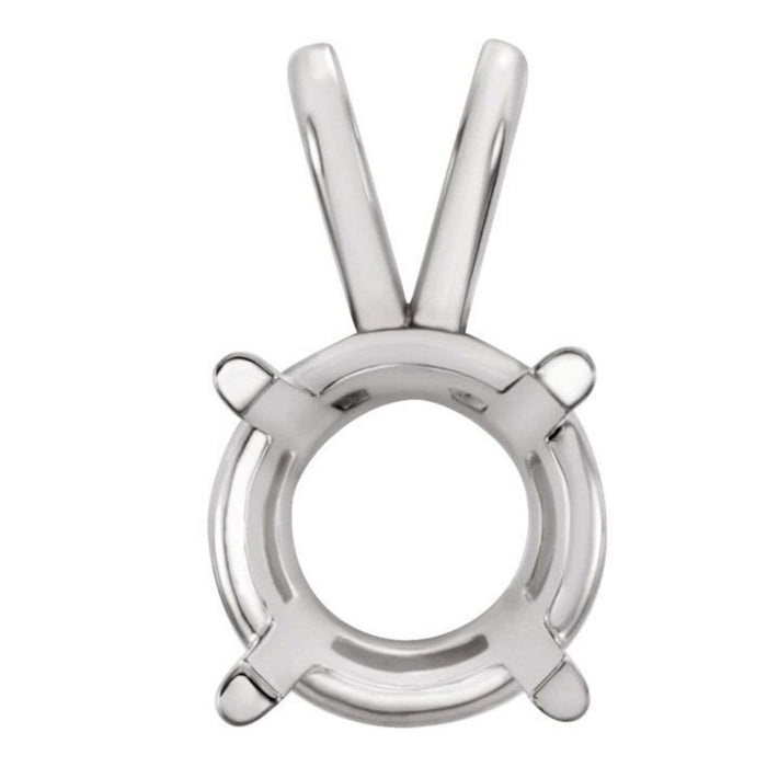 14K Gold Round Basket Pendant Mounting Available in 3mm - 22mm