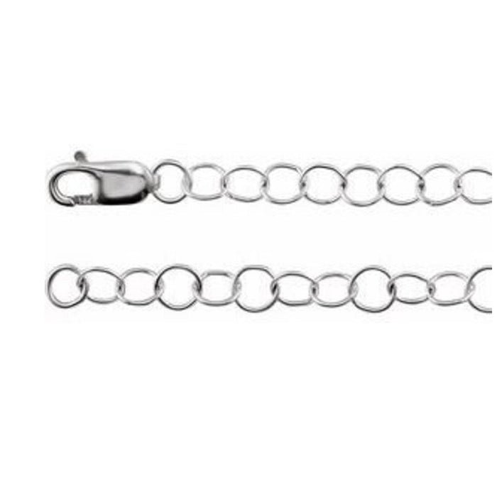 14K Gold 3.5mm Round Cable Chain