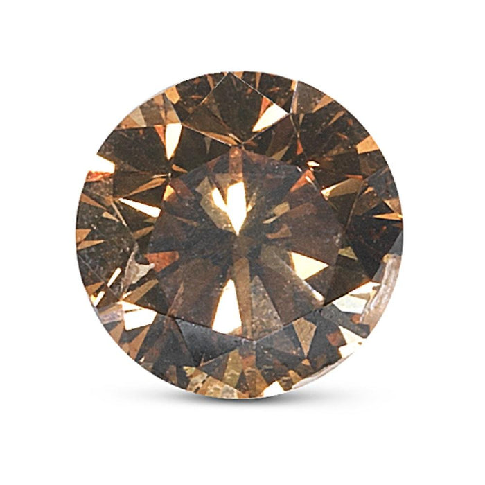 1.60 Cts Natural Fancy Brown Diamond I1 Quality Round Cut
