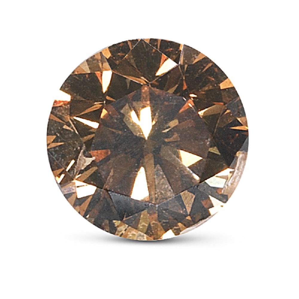 1.01 Cts Natural Fancy Brown Diamond SI2 Quality Round Cut