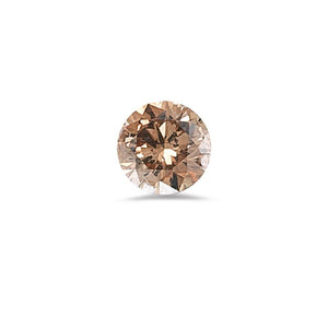1.33 Cts Natural Fancy Brown Diamond I1 Quality Round Cut