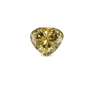 0.46 Cts Natural Fancy Brown Diamond VS2 Quality Heart Cut