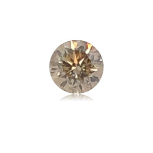 0.48 Cts Natural Fancy Brown Diamond I1 Quality Round Cut