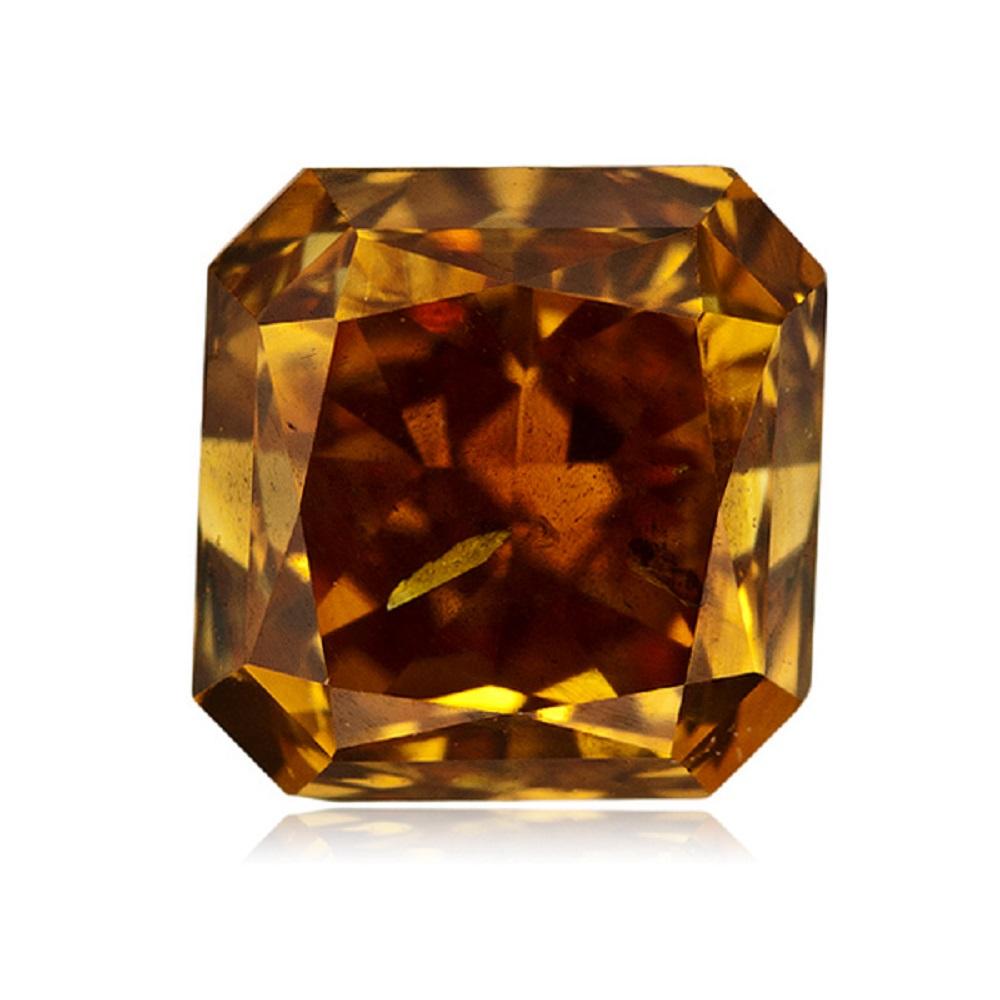 1.41 Cts Natural Fancy Brown Diamond VS1 Quality Cut-Cornered Square Modified Brilliant Cut