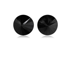 3.30 Cts Pair Treated Fancy Black Diamond AAA Quality Round Cut